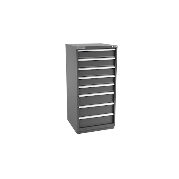 Champion Tool Storage Modular Drawer Cabinet, 8 Drawer, Dark Gray, Steel, 28 in W x 28-1/2 in D x 59-1/2 in H S27000802ILCFTB-DG - main